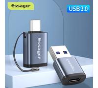 Essager USB 3,0 tipo C OTG adaptador Micro USB microusb a tipo C convertidor de USB-C conector USBC para Macbook Xiaomi mi Samsung S20 Micro to Type C