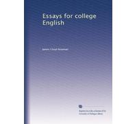 Essays for college English