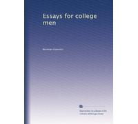 Essays for college men