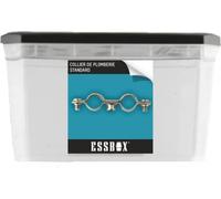 ESSBOX SCELL-IT - Collar de plomería doble estándar Ø18 mm - Ø7 mm x 150 mm - Caja de 50 - EX-93211118, Placas hexagonales, tapas extraíbles, cajas apilables