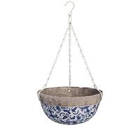Esschert AC03 - Maceta Colgante para Plantas (Metal), Color Multicolor