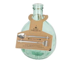 Esschert Design AGG47 - Maceta de terrario con Herramientas, tamaño pequeño, Color Verde