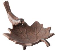 Esschert Design Baño Del Pájaro Bebedero de Pájaros Tazón Hierro Fundido Pájaro