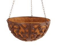 Esschert Design Blumenampel Hängetopf Landhaus Gusseisen 25 cm Marrón