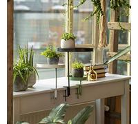 Esschert Design Blumentopfhalter mit Klemme Rund Grün S