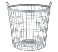 Esschert Design Cesta de Alambre Patata Cosecha Jardín Hierro Laub Grande