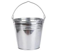 Esschert Design Cubo de Zinc, Grande, Gris