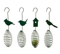Esschert Design Futterfeder, Vogelfutter-Spirale, Halterung für Futterball Oder Futterkugel, Design Sortiert, 1 Stück