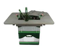 Esschert Design Mesa De Cerveza Accesorio Mesa Accesorio Bebidas Caja Madera