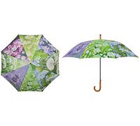 Esschert Design Paraguas Pajáros Flores Sombrilla Parasol Cubierta Protector