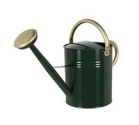 Esschert Design Regadera 9,5 Litros Campo Inglesa Diseño Verde Jardín Acero