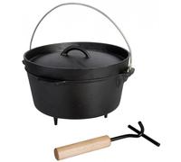 Esschert Horno Holandés Olla De Hierro Fundido Fogón Camping Olla De Camping