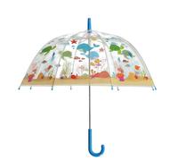 Esschert - Paraguas infantil transparente mar, Multicolor., playful