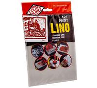 ESSDEE Bloque de impresión Lino 3,2/L3 de 200 x 150 x 3,2 mm, Paquete de 2, Linóleo, Gris, 203 x 152, 2