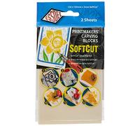 ESSDEE SC 3.0/SC2 Softcut-Bloque de impresión (150 x 100 x 3 mm, 2 Unidades), Cloruro de polivinilo, Beige, 150x100mm, 2