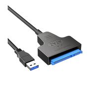 ESSEIEIE Cable SATA a USB 3,0/Tipo C a III, Adaptador de Controlador Duro for Disco HDD/SSD 2,5 ", convertidor(USB3.0 Type-c 20cm)