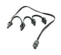 ESSEIEIE PCI-e 6Pin Macho 1 a 4X Molex 4Pin Cable de alimentación multiplicador Puerto for Corsair RMX Series RM1000x RM850x RM750X RM650x RM550x