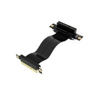 ESSEIEIE Tarjeta elevadora de Adaptador PCI Express PCI-E 4X, convertidor 90 Grados for Ordenador, chasis Servidor, 3,0 X4 a 1X Riser 90-90(10cm)