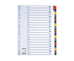 Esselte 100166 separadores de cartón A4 A-Z (11 agujeros)