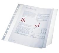 Esselte 17939 - Carpetillas con agujeros laterales (polipropileno granulado, A4, 90 µ, 10 unidades), transparente