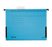 Esselte 19863035 Leitz Alpha, archivador colgante con ganchos laterales, 5 unidades, aglomerado, color azul