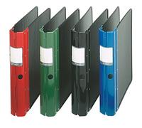 ESSELTE 46687 - Carpeta archivador AGRIPPA DIN A4 capacidad 50 mm lomo metálico 4 anillas color negro