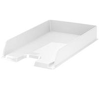 Esselte 623608 - Bandeja Portadocumentos Europost VIVIDA de Esselte, Tamaño A4, Apilable vertical o Escalonadamente, Color Blanco, Material Poliestireno (PS), Dimensiones 254 x 61 x 350 mm