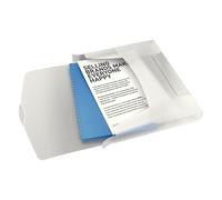 Esselte 6240 Vivida Carpeta de documentos blanca transparente | 47mm | 380 hojas