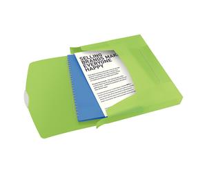 Esselte 6240 Vivida Carpeta de documentos verde transparente | 47mm | 380 hojas