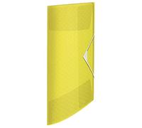 ESSELTE 626220 - Carpeta de gomas COLOUR'ICE PP con 3 solapas DIN A4 color amarillo