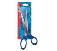 Esselte 82123 - Tijeras premium, Para diestros y zurdos, Mango ergonómico, Largo 23 cm, Azul