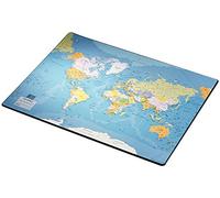 Esselte - Alfombrilla de escritorio (40 x 63,5 cm), diseño de mapamundi [Importado de Francia]