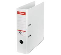 627570 - Archivador de palanca Esselte de 75 mm de lomo tamaño din a4 cartón forrado de color blanco con rado