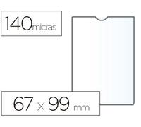 Esselte Bolsa Portadocumentos Plastico 140 Micras Medidas 67x99 mm (1 Unidad)