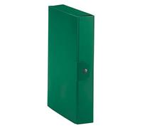 Esselte C26 EUROBOX - Carpeta para proyectos, 25 x 35 cm, lomo 6 cm, verde, paquete de 1, 390326180