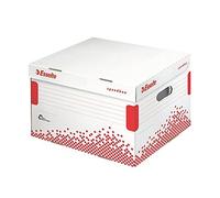 Esselte Caja de almacenamiento y transporte Speedbox de 5 x 80/4 x 100 mm, color blanco