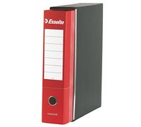 Esselte - Carpeta con mecanismo de palanca y funda, color rojo Formato Commerciale