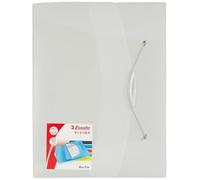 Esselte 6240 Vivida Carpeta de documentos blanca transparente | 47mm | 380 hojas