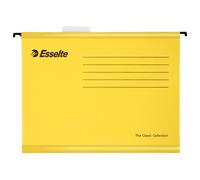 Esselte Carpeta colgante Classic 90314 A4, cartón kraft reciclado, amarillo, caja 25