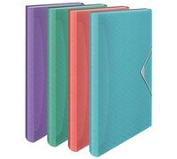 Esselte colour' Ice 626254 carpeta artículo A4 con 6 pestañas extensibles - Cierre elástico - varios colores - - Juego de 6