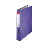 Esselte Essentials - Archivador de plástico (A4, 50 mm, 25 unidades), color morado