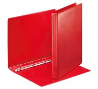 Esselte Essentials Panorama Carpeta de anillas | 4 anillas D | 20 mm | rojo.