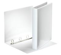 Esselte Essentials Panorama Carpeta de anillas | 4 anillas D | 25 mm | blanco