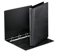 Esselte Essentials Panorama Carpeta de anillas | 4 anillas D | 25 mm | negro