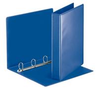 Esselte Group 49700 Essentials - Archivador para presentación (con anillas personalizable, A4, capacidad para 140 hojas, cartón recubierto de polipropileno, anillas 30 mm), color azul