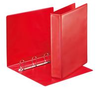 Esselte Essentials Panorama Carpeta de anillas | 4 anillas D | 40 mm | rojo.