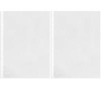 Esselte, Funda perforada multitaladro (16 taladros), tamaño folio para proteger documentos en casa, oficina o en el colegio, bolsa 10 unidades, PP (polipropileno) 100% reciclable, 85µ, 56200