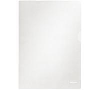 Carpeta dossier uñero plastico esselte din a4 polipropileno transparente 110 mc piel de naranja caja - 54832