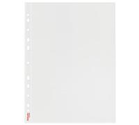 Esselte Fundas de Plástico A4, 25 Fundas Transparentes Multitaladro para Archivar Documentos de Papel, Archivadores de Anillas y de Palanca, Gama Colour’Breeze, Transparente, 628468