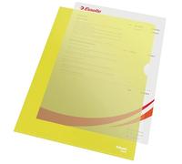 Esselte - Fundas plásticas archivadoras A4 100 unidades color amarillo